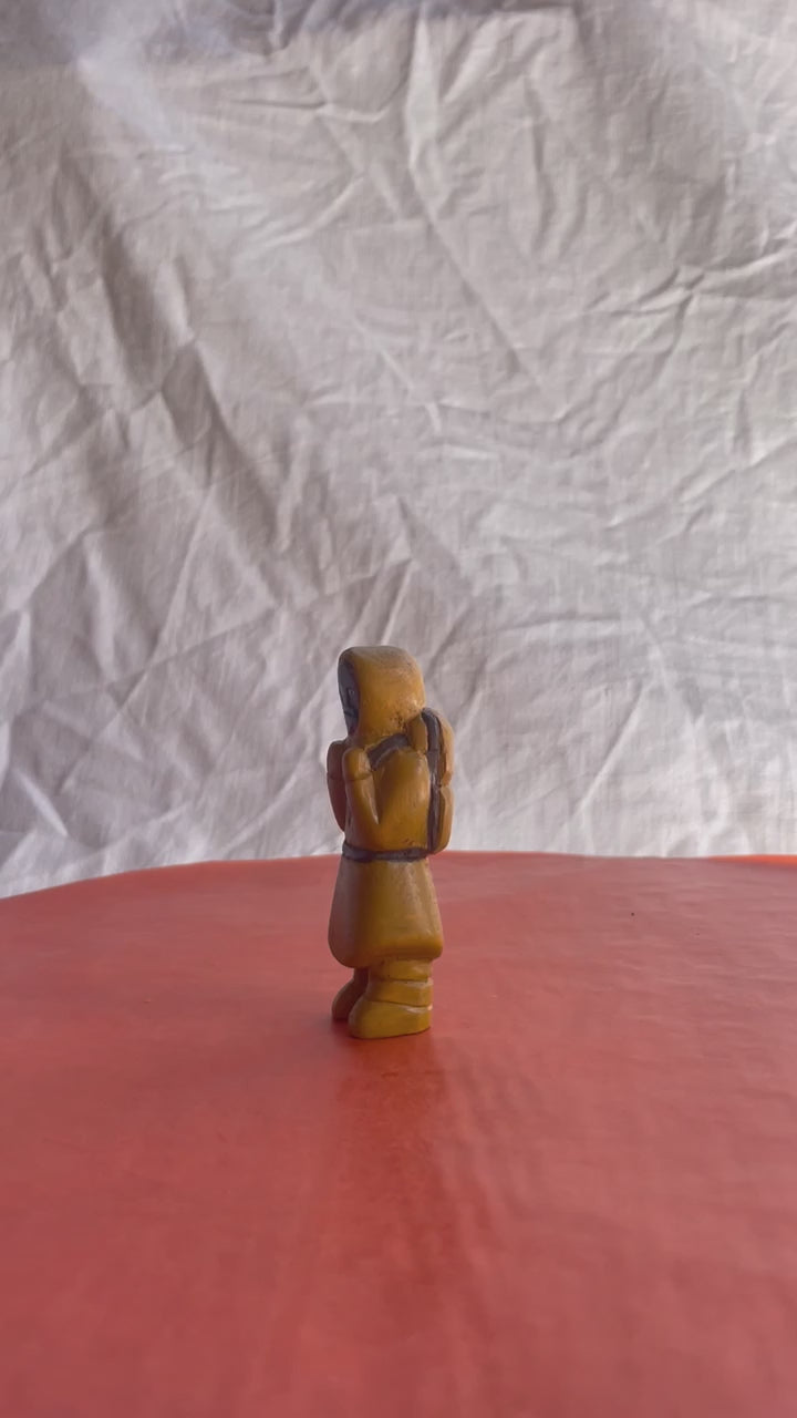 Ice Age Man with Backpack 1